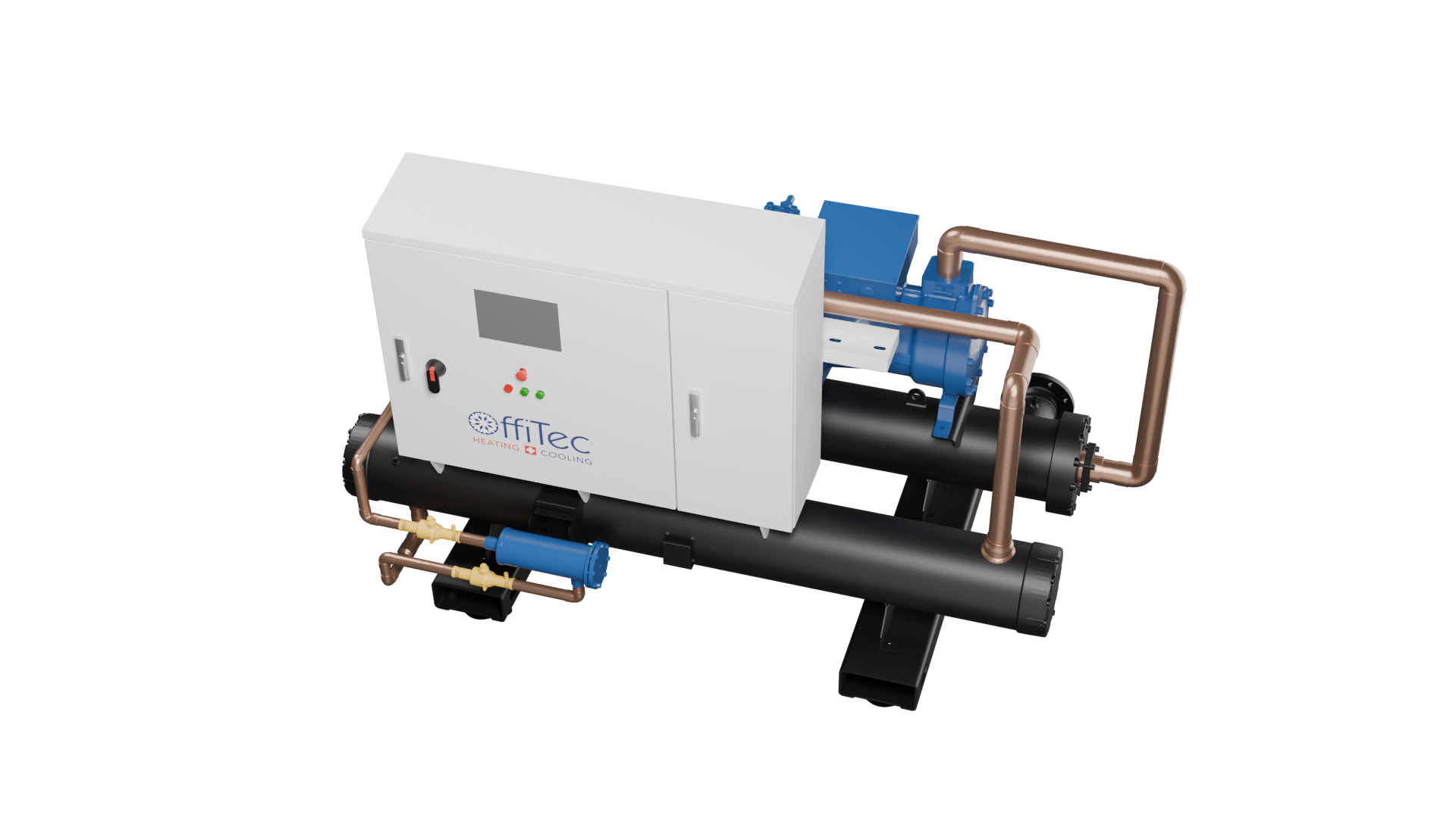 Dual Heat Exchanger Industrial Chiller Unit